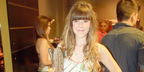 Em pose especial para as lentes da coluna em evento fashion: a jovem Letícia Haddad 